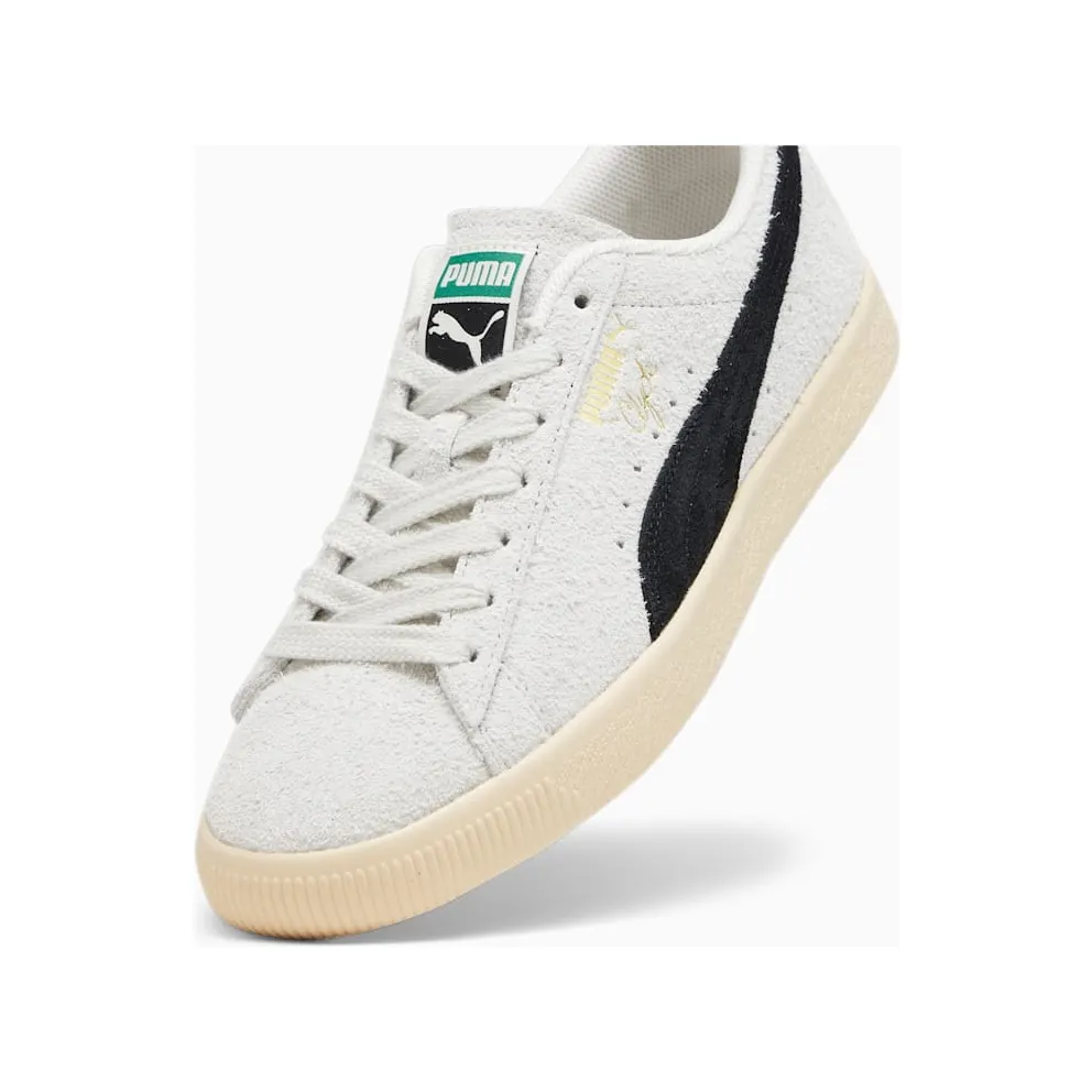Puma CLYDE HAIRY SUEDE “White” (393115-01)