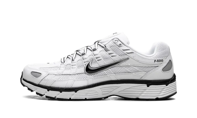 Nike P-6000 “White Metallic Silver Black” (CD6404-107)