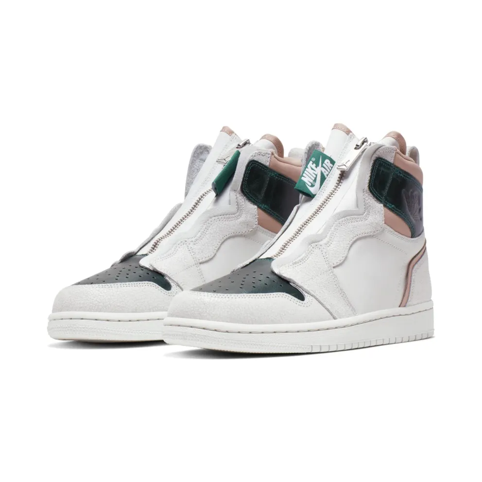 Jordan 1 Retro High Zip Mystic Green (W) Spruce Aura/Mystic Green-Bio Beige (AQ3742-003)