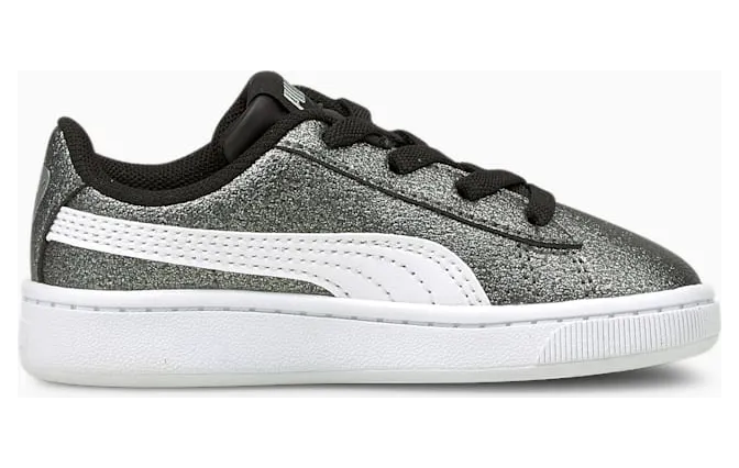 Puma Vikky v2 Glitz 2 AC Zwart/Wit/Zilver (373173-06)