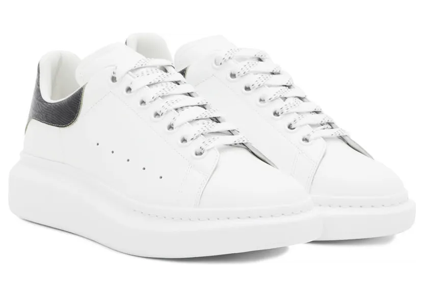Alexander McQueen White Oversized Sneakers (625162WICGA) (4)