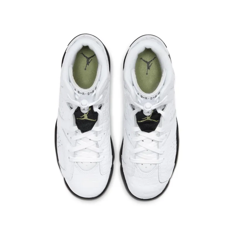 Jordan 6 Retro Alligator (GS) Neutral Grey/Black-White (384665-110)