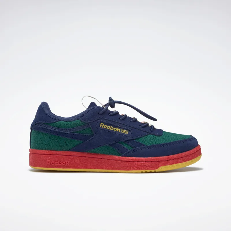 Reebok De Animals Observatory Club C Revenge Night Navy / Flannel Green / Fireball Red (FX1116)