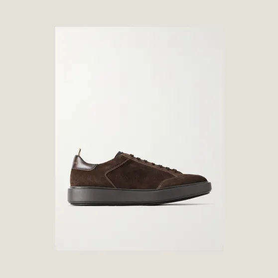 Officine Creative Sequel 001 Lace-Up Suede Sneakers Dark brown (OCUSEQU001-CVCOM00000LC192)