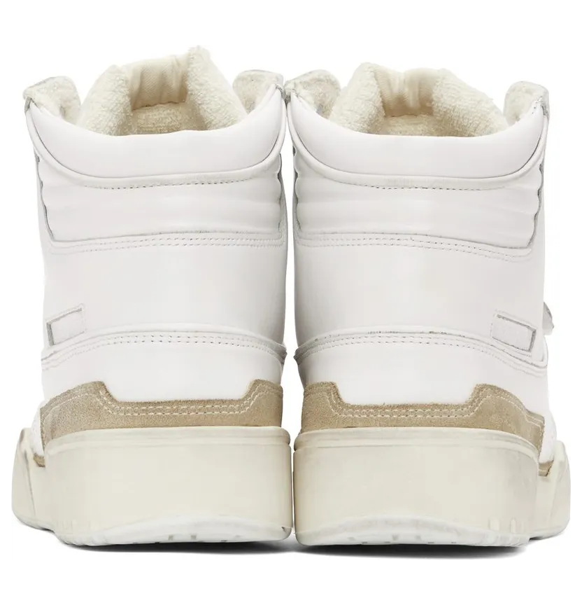 Isabel Marant White Alseeh Trash Sneakers (22PBK0364-22P020N) (4)