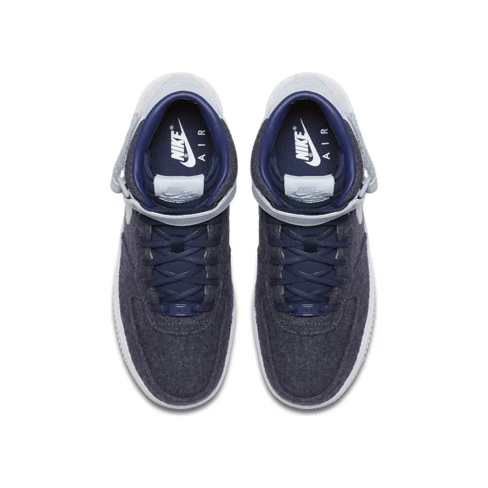 Nike Air Force 1 07 Mid Leather Premium Midnight Navy (W) Midnight Navy (857666-400)