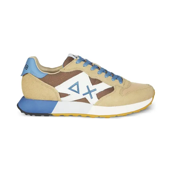 Sun68 Jaki tweekleurige sneakers – Beige (BZ36116)