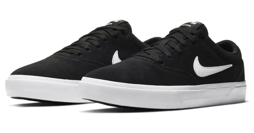 Nike SB Charge Suede Skateboardschuh – Schwarz Schwarz (CT3463-001)