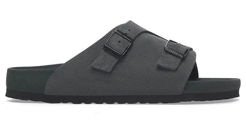 Birkenstock Zürich Suede Leather Charcoal (1029970)