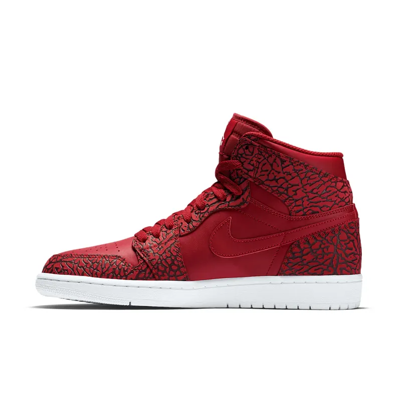 Jordan 1 Retro Red Elephant Print Gym Red/White-Team Red-White (839115-600)