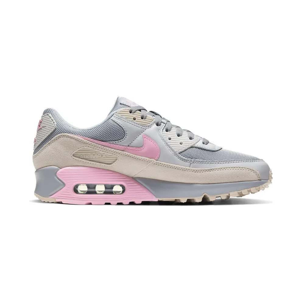 Nike Air Max 90 Vast Grey Pink Vast Grey/Pink-Wolf Grey-String (CW7483-001)