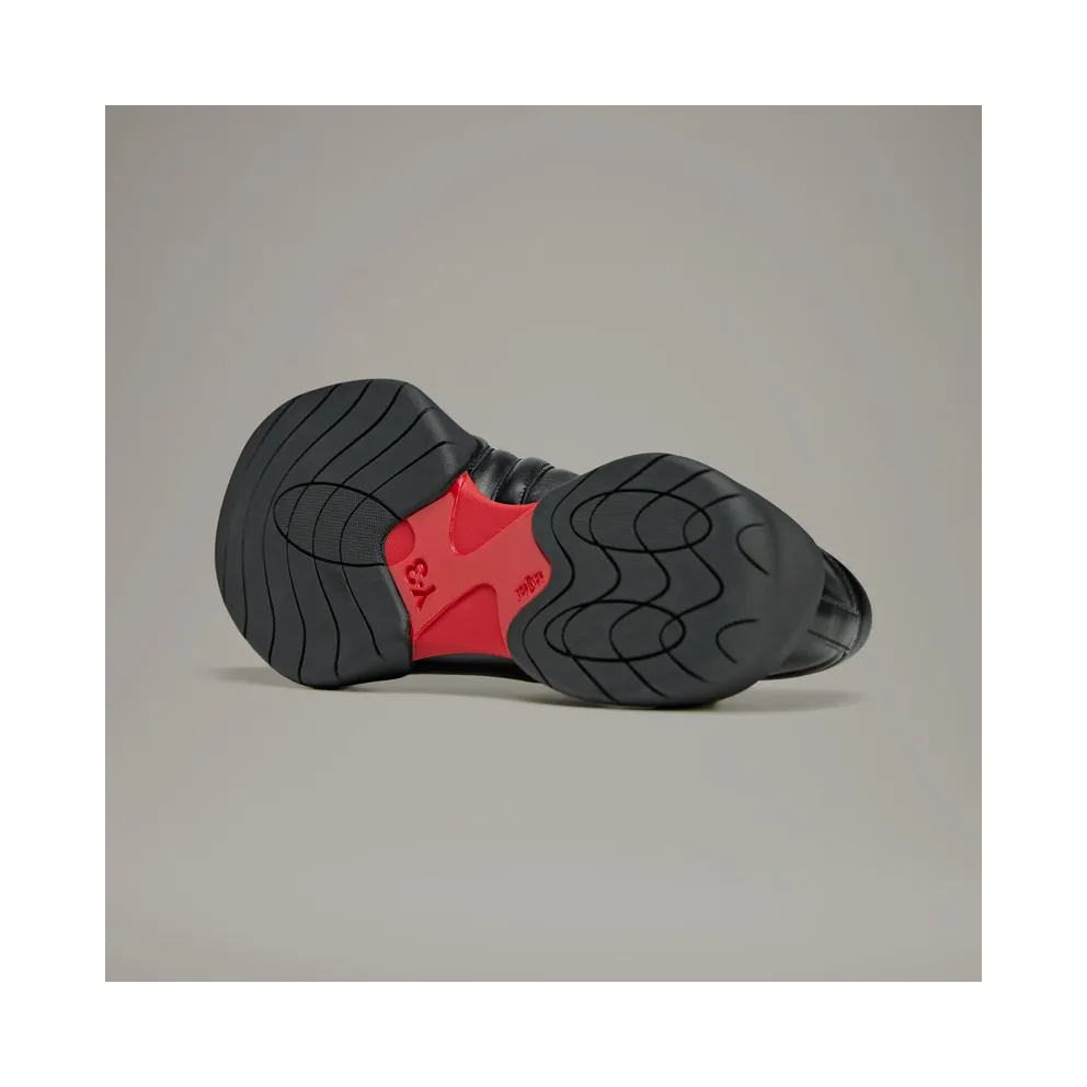 Adidas Y-3 Regu Mary Jane Black / Black / Better Scarlet (JS1115)