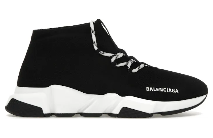 Balenciaga Speed Lace Up Black White (W)