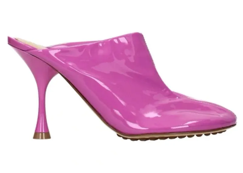 Bottega Veneta Patent Leather Sandal Pink (673780V10M05642)