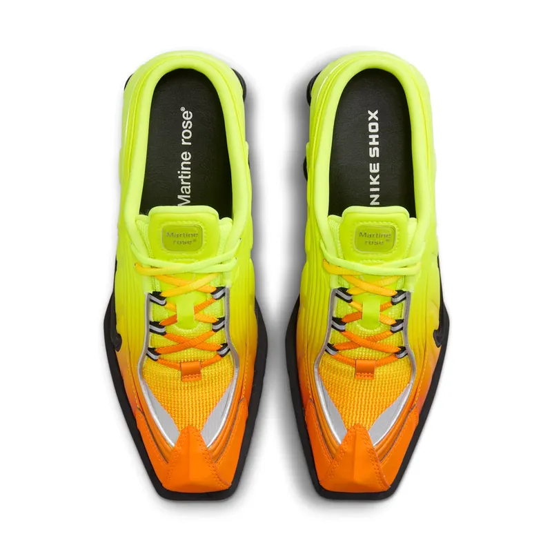 Nike x Martine Rose Shox MR4 Safety Orange/Metallic Silver/Black (DQ2401-800)