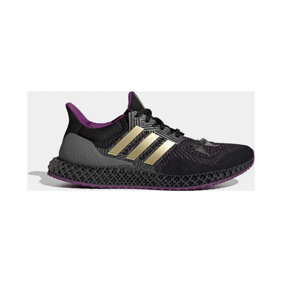 Adidas Ultra 4D Core Black / Gold Metallic / Tribe Purple (HQ0949)