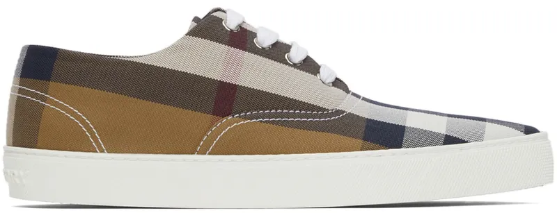 Burberry Tan Check Point Toe (8042137)