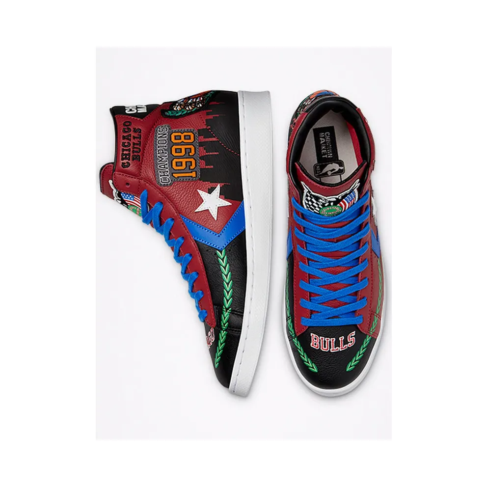 Converse x Chinatown Market “Chicago Bulls Championship Jacket” Pro Leather Hi (171241C)