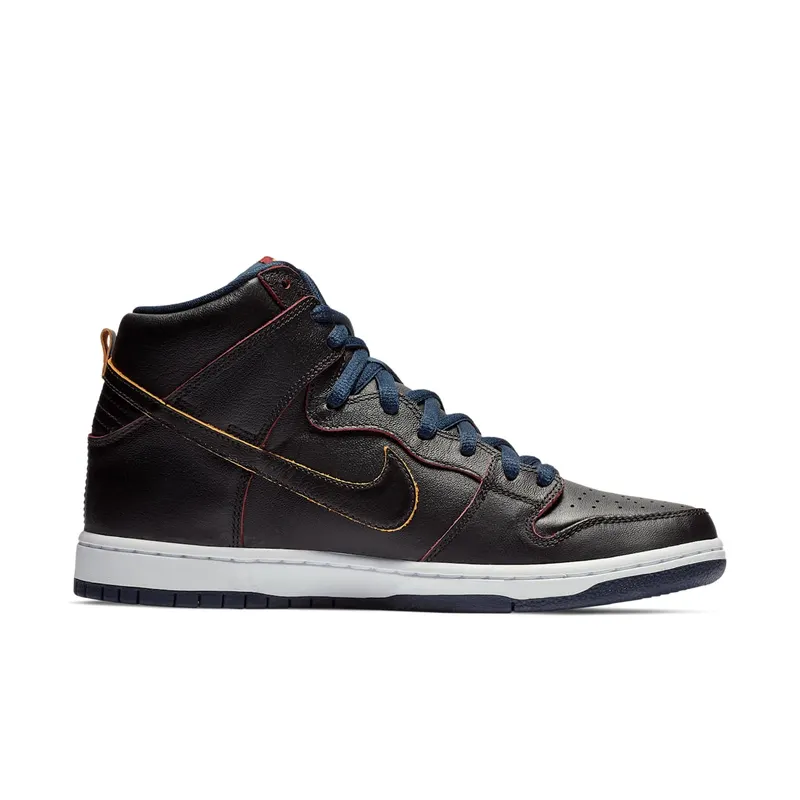 Nike SB Dunk High NBA Cavs Black/Black-College Navy-Team Red (BQ6392-001)