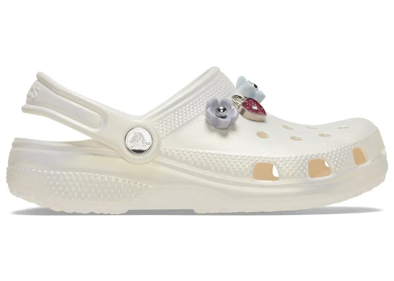 Crocs Classic Iridescent Charm Clog Chalk (211219-0WV)
