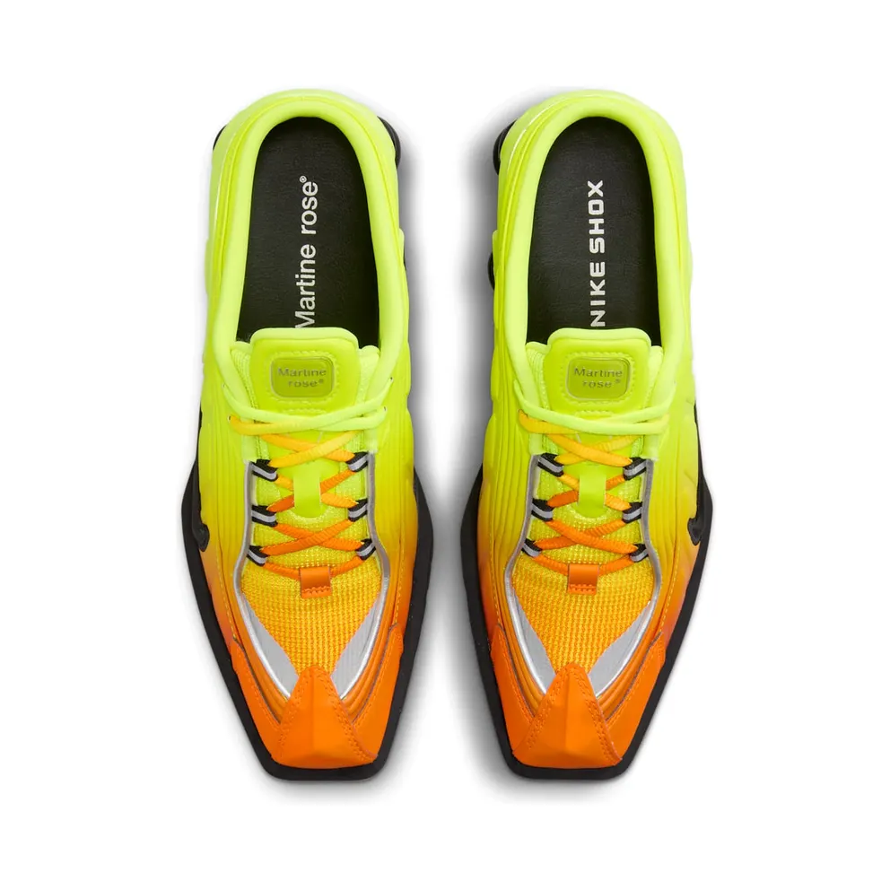 Nike x Martine Rose Shox MR4 Safety Orange/Metallic Silver/Black (DQ2401-800)
