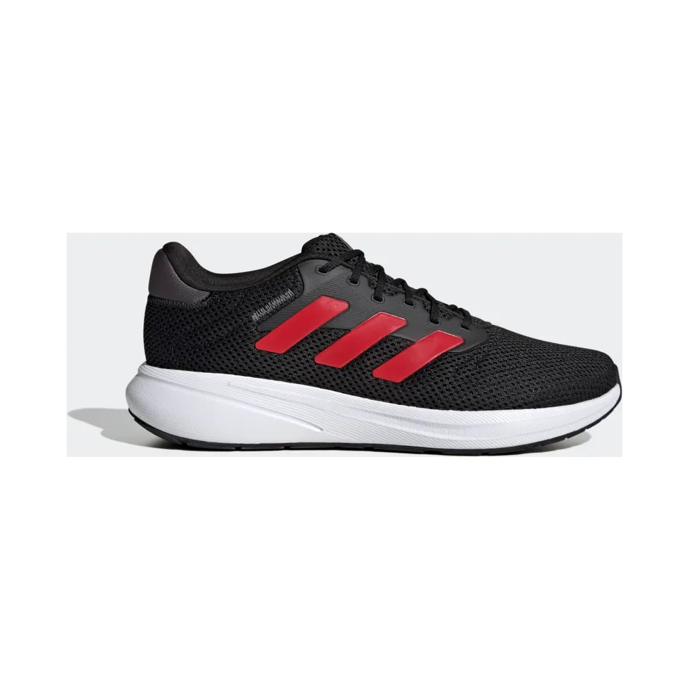 adidas Response Runner Schuh Core Black / Better Scarlet / Grey Five (ID7334)