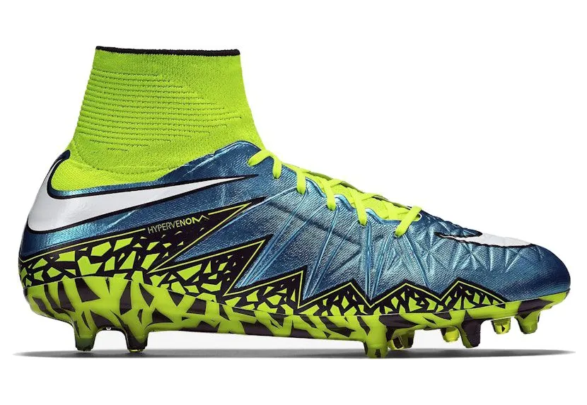 Nike Hypervenom Phantom II FG Blue Lagoon Volt (718752-487)