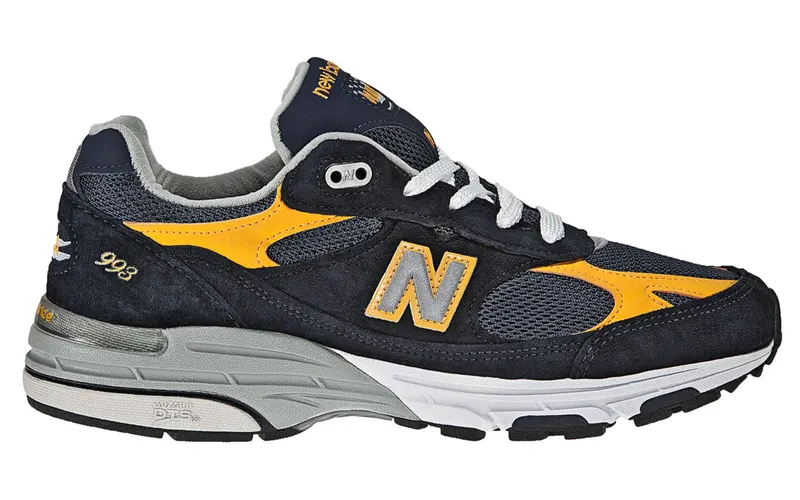 New Balance 993 MiUSA Navy Yellow (MR993NAV)
