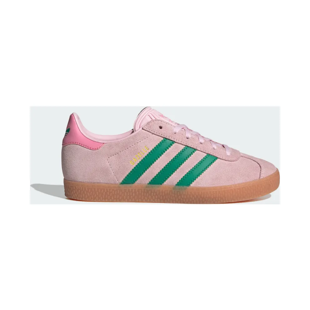Adidas Gazelle Kids Clear Pink / Court Green / Bliss Pink (JP7128)