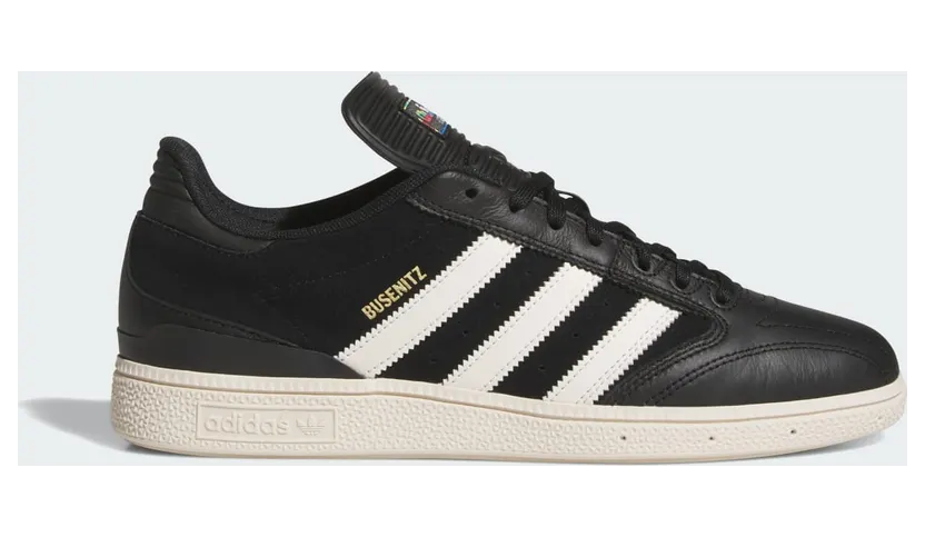 Adidas Busenitz Core Black / Chalk White / Gold Metallic (HQ4708)