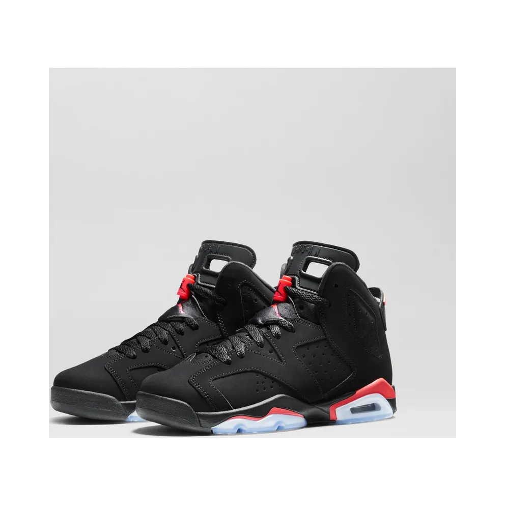 Jordan 6 Retro Infrared Black 2014 (GS) Black/Infrared23-Black (384665-023)