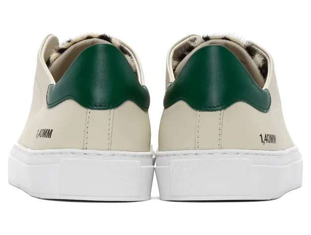 Axel Arigato Beige & Green Animal Triple Clean 90 Sneakers (28646) (4)