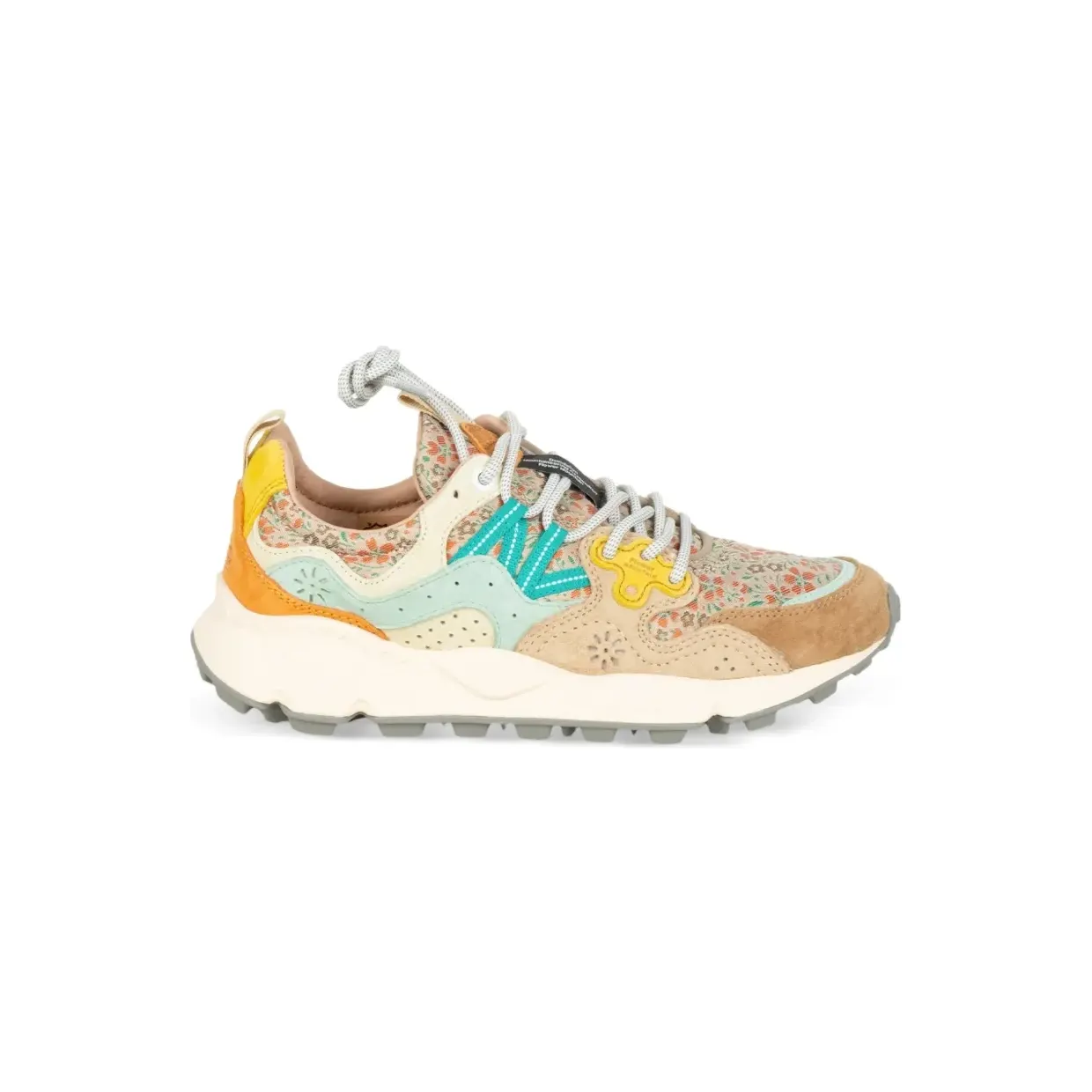 Flower Sneakers met bloemenprint – Beige (YAMANO3671G60)