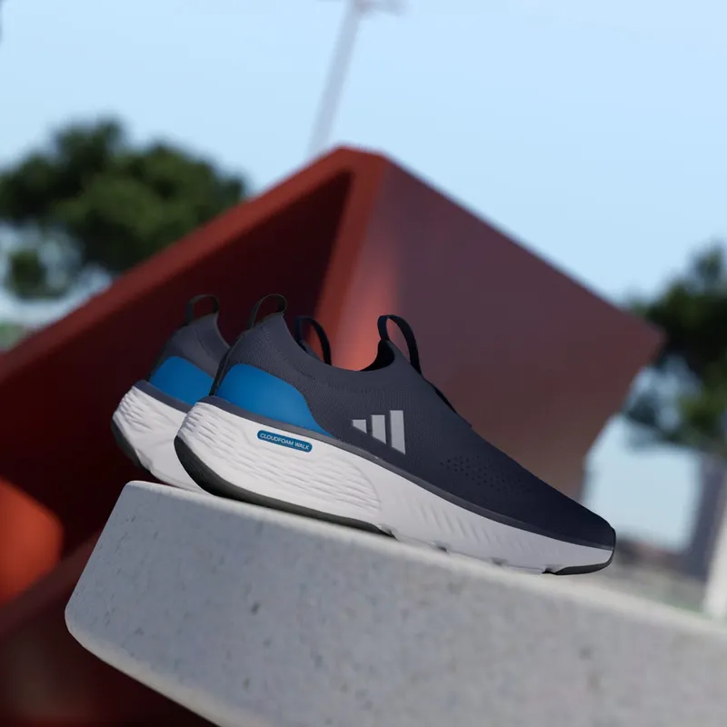 Adidas Cloudfoam Go Sock Dark Blue / Halo Silver / Core Black (ID4037)