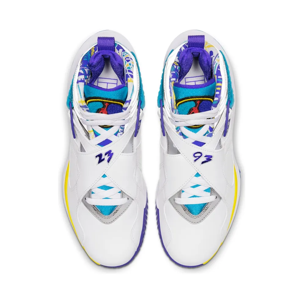 Court Air Zoom Zero x Air Jordan 8 ‘Aqua’ “White / Bright Concord / Aquatone / Varsity Red” (CQ4481-100)