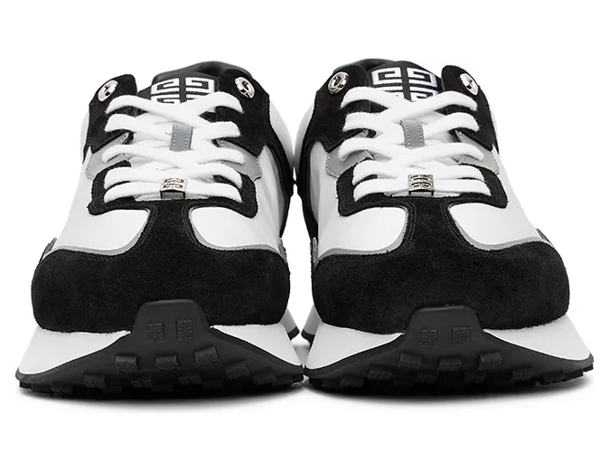 Givenchy White & Black GIV Sneakers (BH005CH0XV) (2)