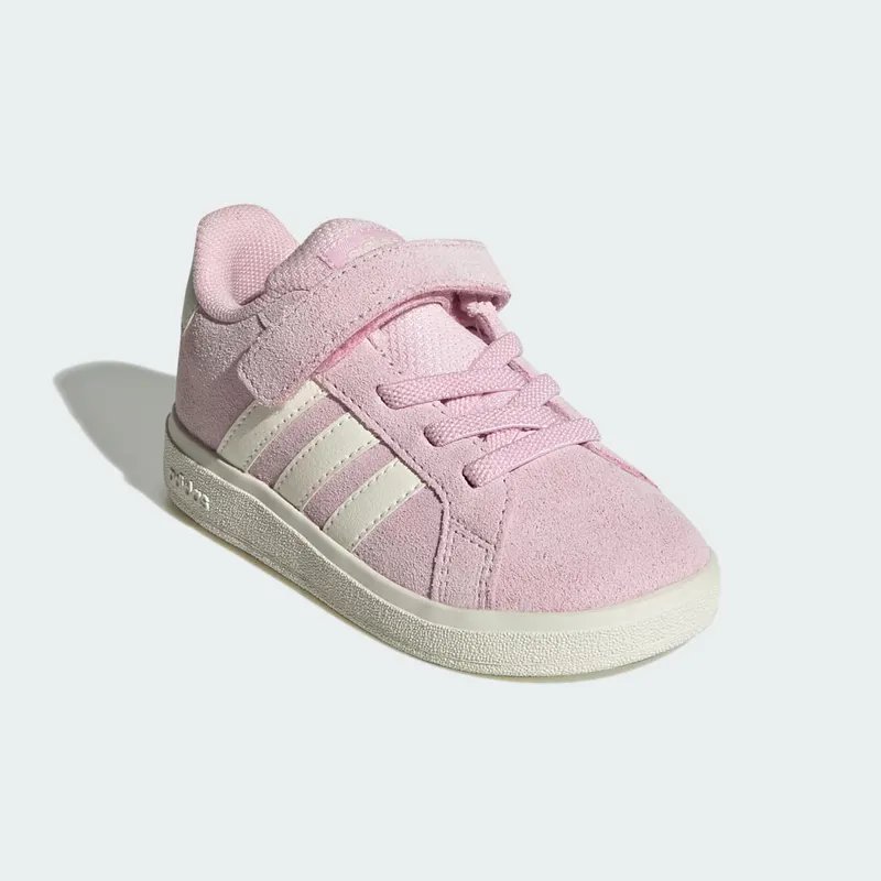 Adidas Grand Court 2.0 Sneakers Kids Clear Pink / Off White / Gold Metallic (JR0781)