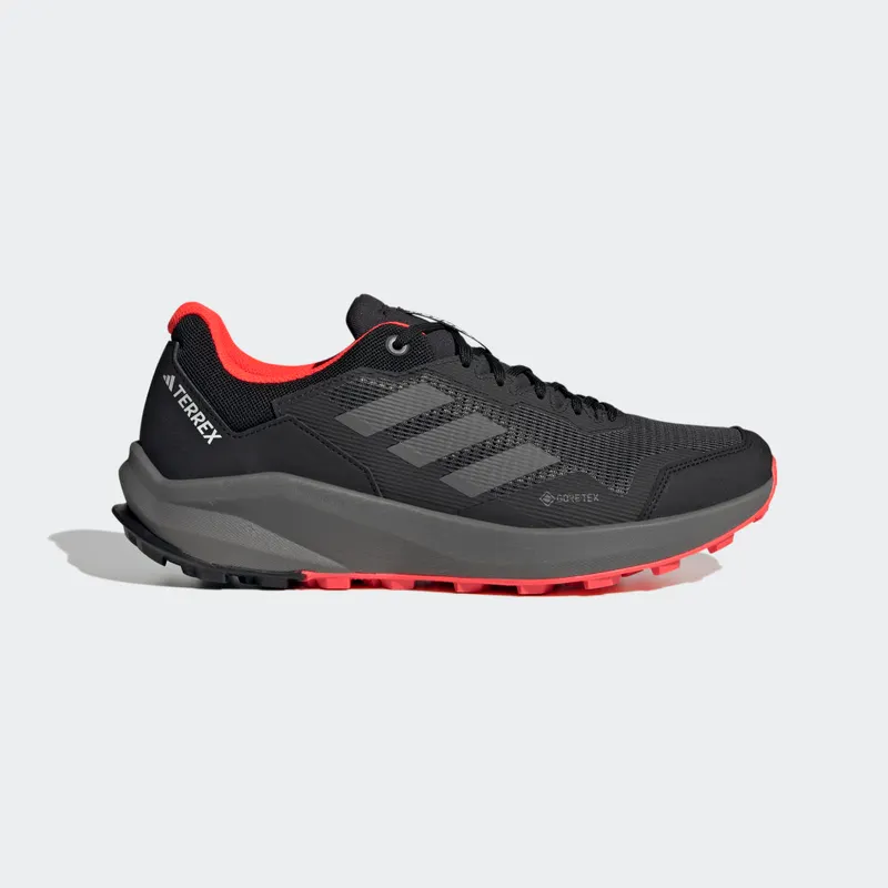 adidas Terrex Trail Rider GORE-TEX Trail Running Core Black / Grey Four / Solar Red (HQ1233)