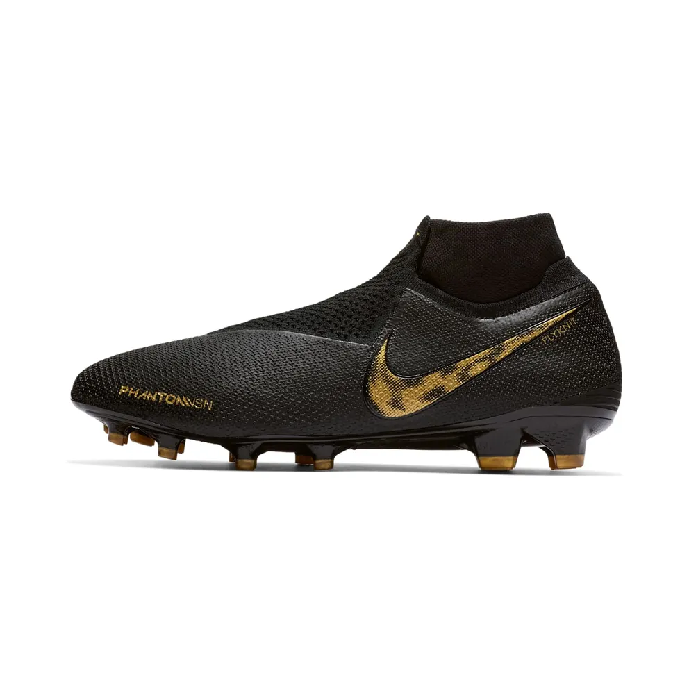 Nike Phantom Vision Elite DF FG Black Metallic Vivid Gold (AO3262-077)