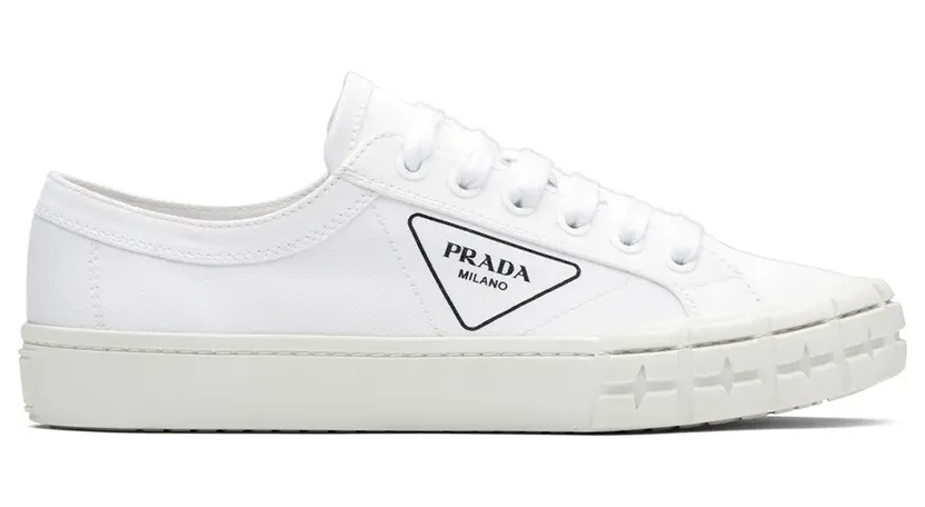 Prada Wheel low-top sneakers – Wit (2EG302GUD)