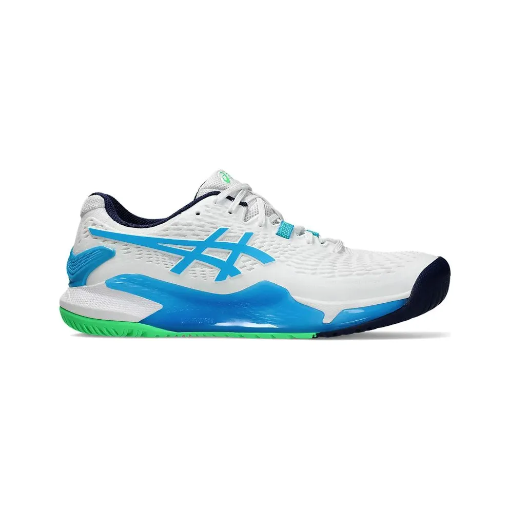 ASICS Gel-Resolution 9 White Digital Aqua (1041A330-103)