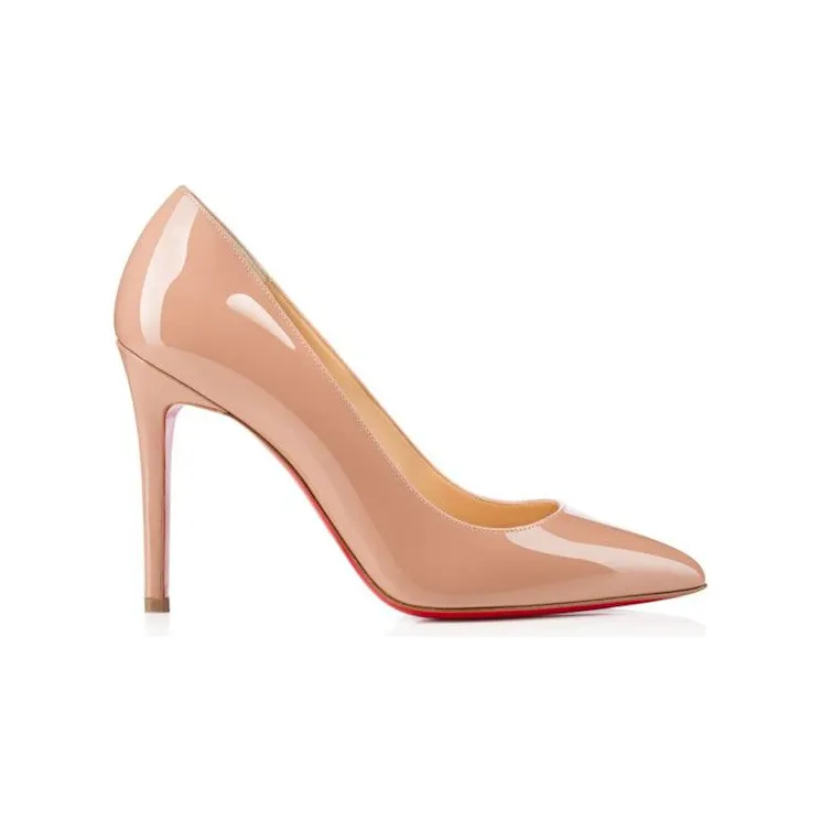 Christian Louboutin Pigalle 100mm Pump Nude Patent Leather (3080680PK20)