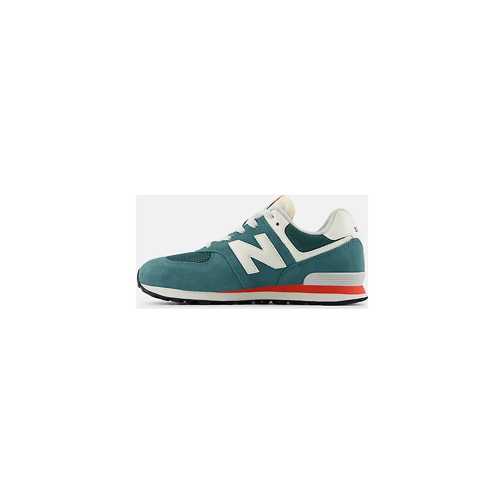 New Balance 574 Big Kid ‘New Spruce Blast Red’ (GC574VPG)