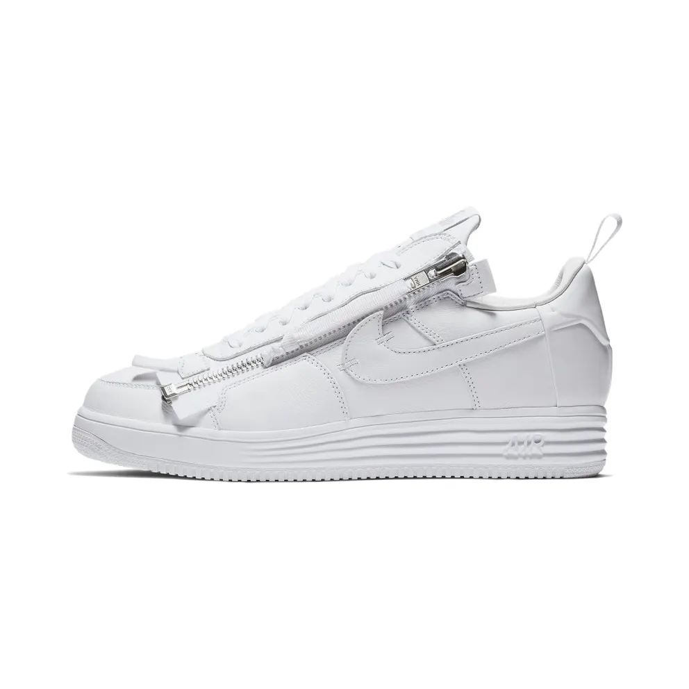 Nike x Acronym Air Lunar Force 1 Low All White (2017) (AF100) (AJ6247-100)