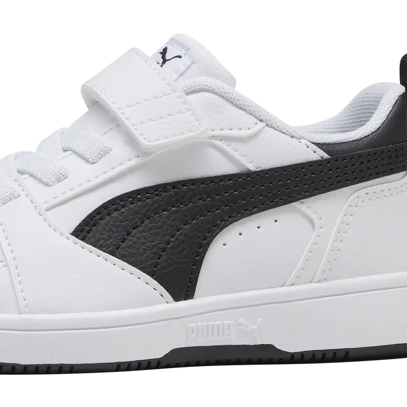 Puma Rebound V6 Lo “Puma White / Puma Black / Puma Black” (397419_02)