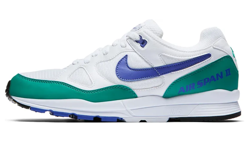 Nike Air Span 2 White Neptune Green Persian Violet