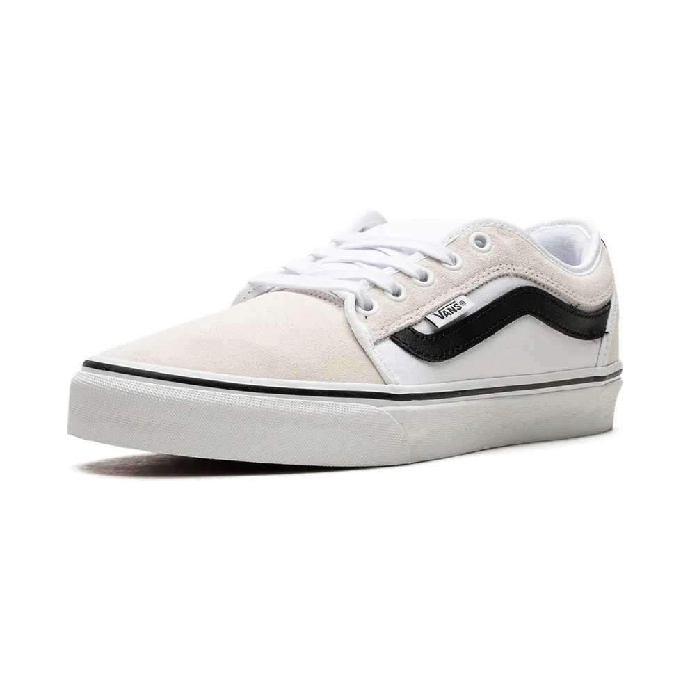 Vans Chukka Low Sidestripe “White/Black” (VN0A5KQZWBK)
