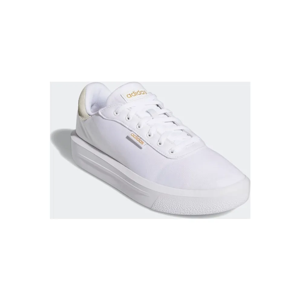 Adidas Court Platform CLN Cloud White / Gold Metallic / Core Black (GZ1689)