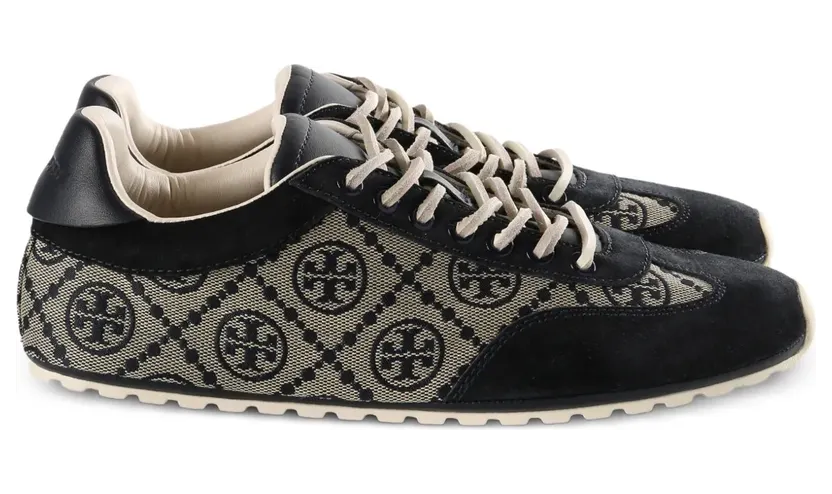 Tory Burch T Monogram Field met jacquard “Blue” (174889)