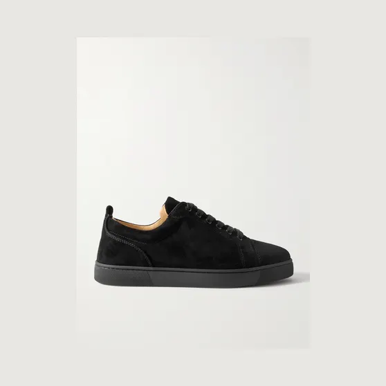 Christian Louboutin Louis Junior Suede Sneakers Black (3240421)